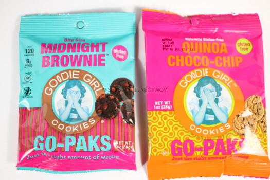 Goodie Girl Cookies Midnight Brownie and Quinoa Choco Chip Cookies