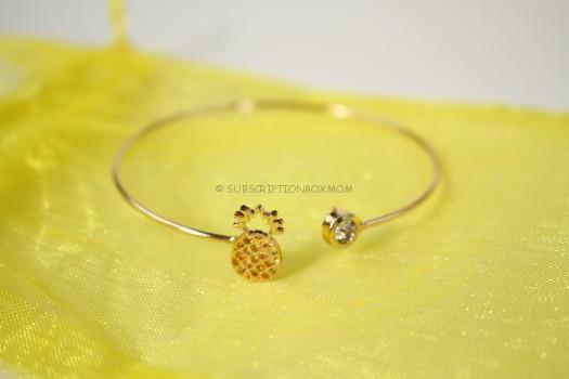 Alexandra Collections Pineapple Cute out Bangle Bracelet