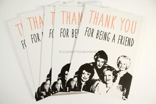 Thank You for Being a Friend Cards