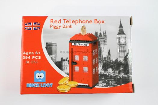 Red Telephone Box - Piggy Bank 