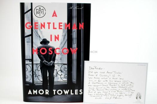 A Gentleman in Moscow By Amor Towles 