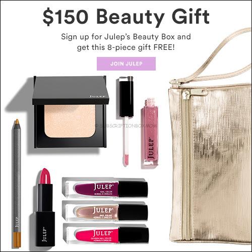 Free Julep Box worth $150 with Subscription