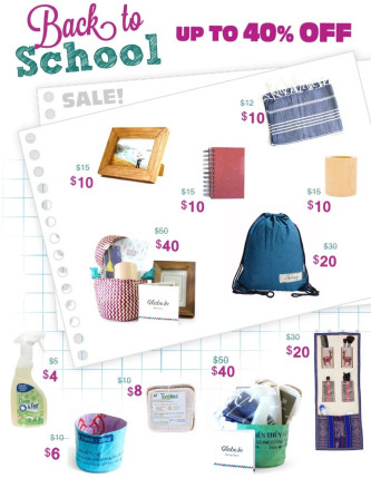 GlobeIn Back-To-School Sale