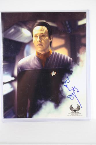 Autographed Picture of Data (Brent Spiner) 