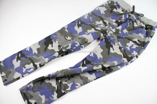 Blue Camo Harem Pant