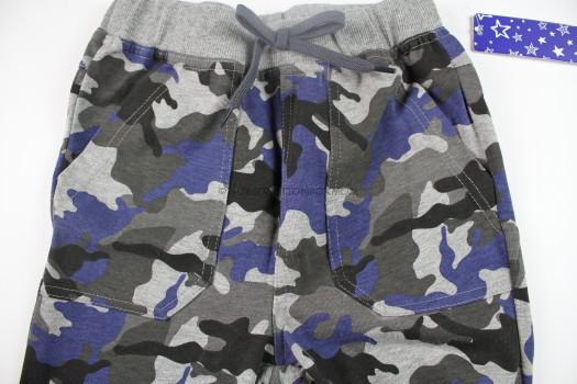 Blue Camo Harem Pant- Pockets