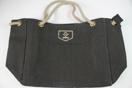 Sharkskin Gray Canvas Bag