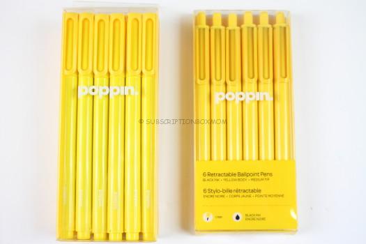 Poppin Yellow Signature Ballpoint Pins