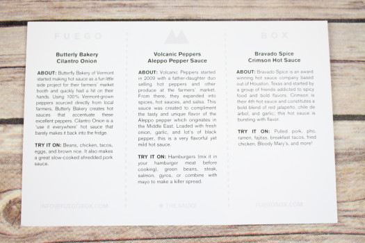 Information Card