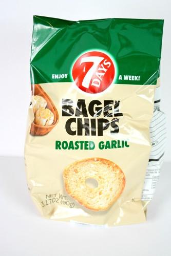 7Days Bagel Chips Roasted Garlic Flavor