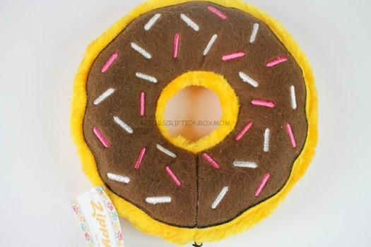 Zippy Paws Chocolate Donut Plush Toy 