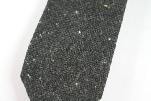 Curated Basics Speckled Charcoal Tweed Tie