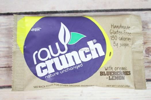 Raw Crunch Bar Organic Blueberry Lemon