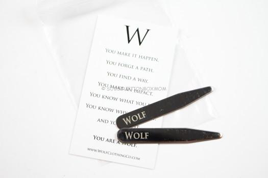 Wolf Clothing Co. Javelin Collar Stays