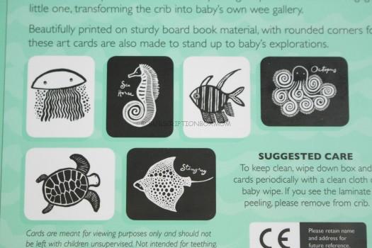 Wee Gallery Art Cards for Baby- Sea Collection
