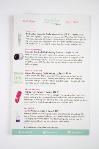 Information Card