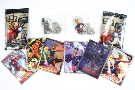 Marvel Dog Tag & Trading Cards