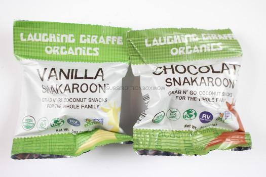 Chocolate and Vanilla Snakaroons Laughing Giraffe Organics