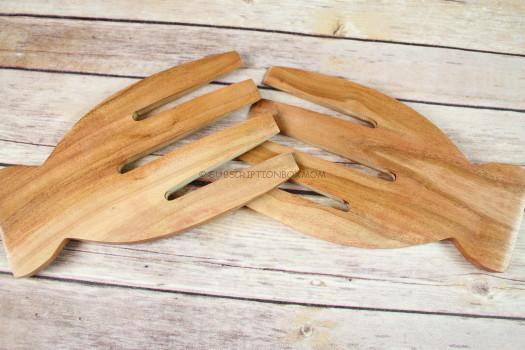 Neem Wood Salad Grabbers