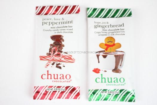 Chuao Peppermint and Gingerbread Chocolate