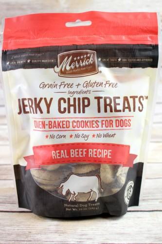 Merrick Jerky Chip Treats Oven Baked Cookies for Dogs
