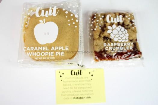 Cuit Caramel Apple Whoopie Pie and Raspberry Crumbler 