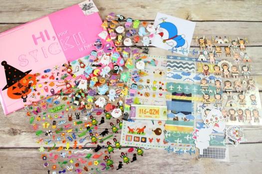 STICKII October 2016 Cute Sticker Review