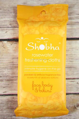 Shobha Rosewater Freshening Cloths