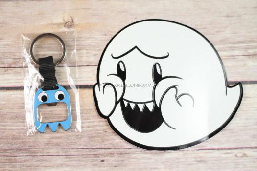 Ghost Keychain and Sticker
