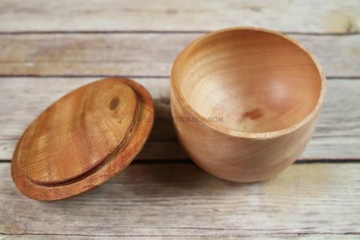 Neem Wood Spice Bowl, India