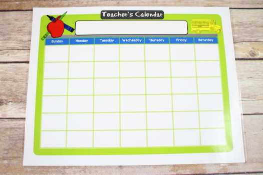 Teacher Calendar