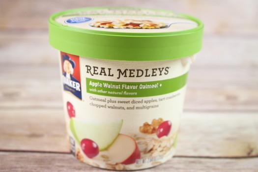 Quacker Real Medleys Apple Walnut Flavor Oatmeal
