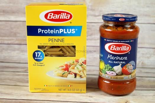 Barilla Protein PLUS Pasta and Barilla Marinara