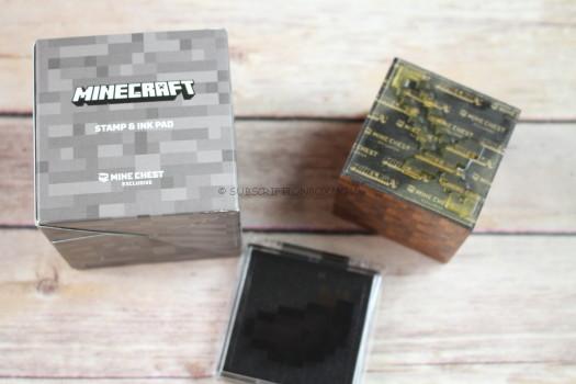 Minecraft Stamp and Ink Pad