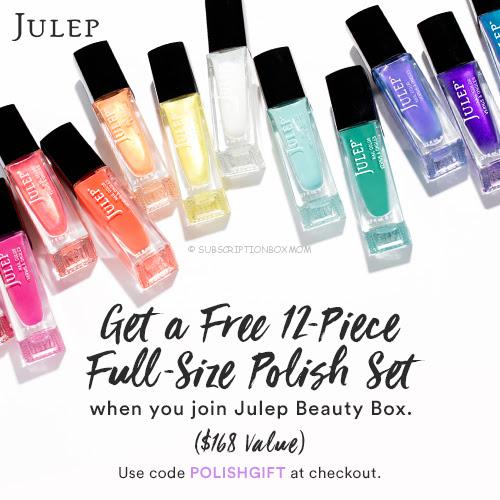 Free Julep 12 Piece Set with Subscription
