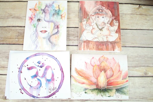 Purely Zen Watercolor Cards