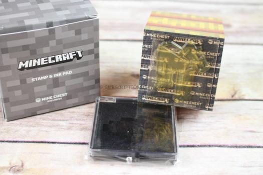 Minecraft Stamp and Ink Pad