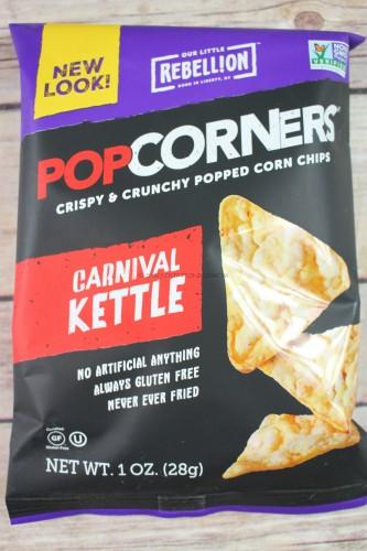 Popcorners Popped Corn Chips in Carnival Kettle 