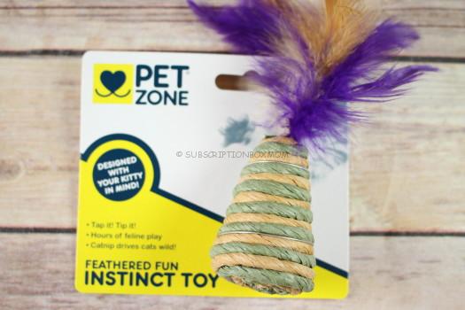 Pet Zone Feathered Fun Instinct Toy