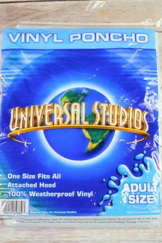 Universal Studios Vinyl Poncho