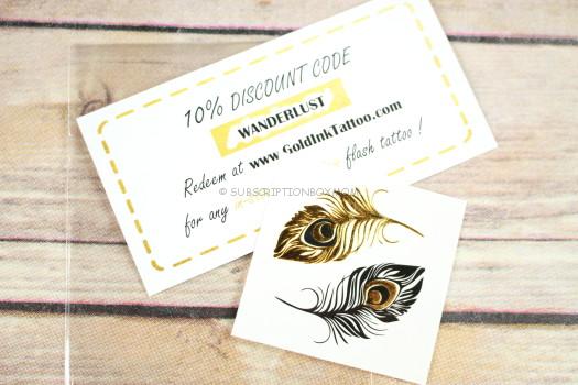 Gold Ink Tattoo Temporary Tattoos 