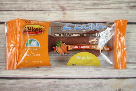 Zuke's Z-Bone Clean Carrot Crisp Dental Dog Treat 