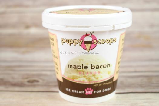 Puppy Scoops Maple Bacon Ice Cream