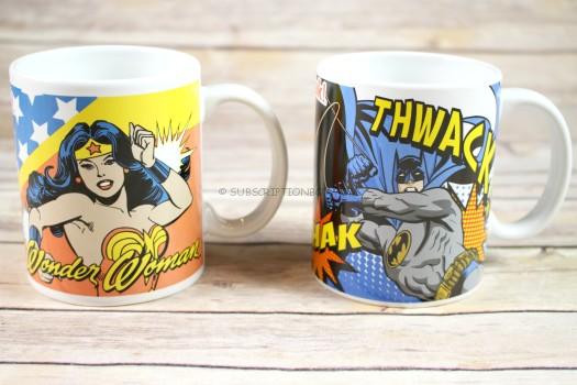 Licensed Batman and Wonder Woman Mugs