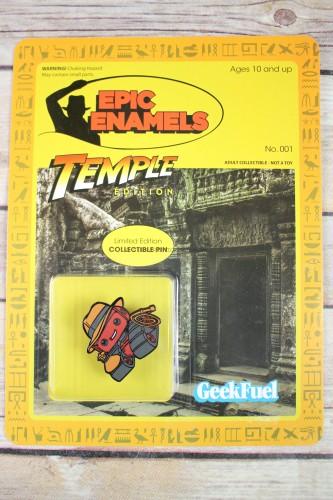 "Temple" Fuel Epic Enamels Pin