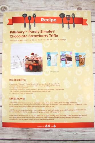 Pillsbury Purely Simple Chocolate Strawberry Trifle.