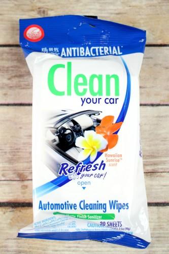 Refresh Your Car Antibacterial Cleaner Wipes 20 Ct. Pouch- New Car Scent