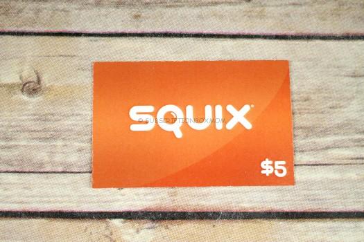 $5.00 Squix Card