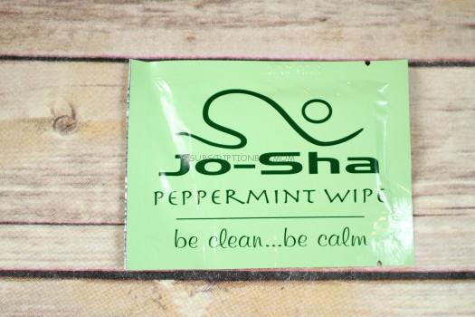 Jo-Sha Peppermint Wipe 