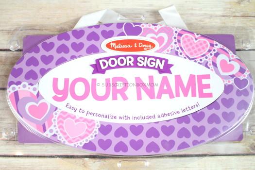 Melissa & Doug Door Sign 